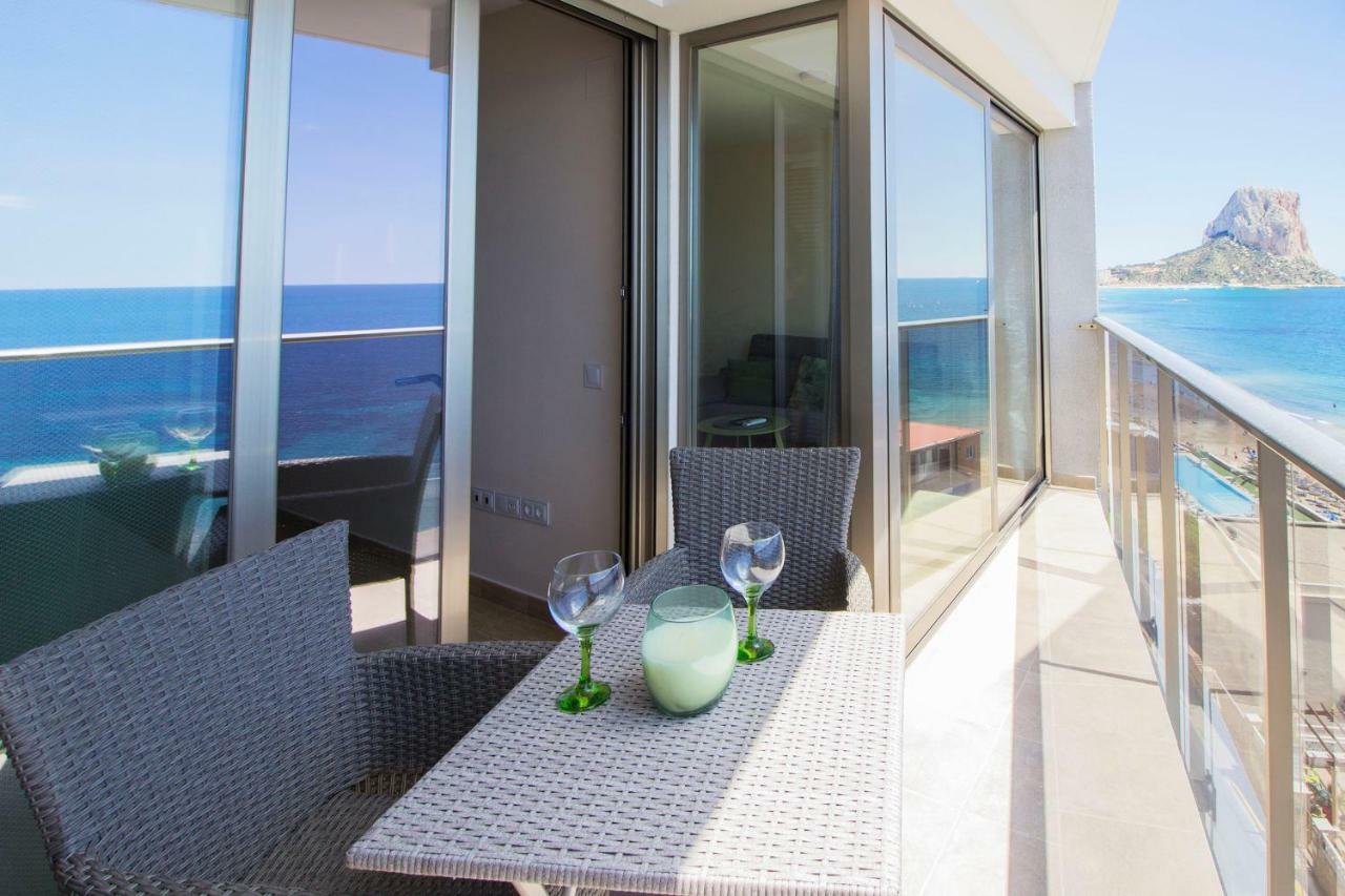 Beautiful Frontline Apartment Melioria With Panoramic Seaview Calp Extérieur photo